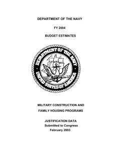 DEPARTMENT OF THE NAVY