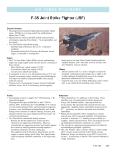 F-35 Joint Strike Fighter (JSF)