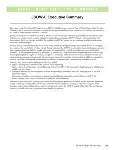 JSOW-C Executive Summary