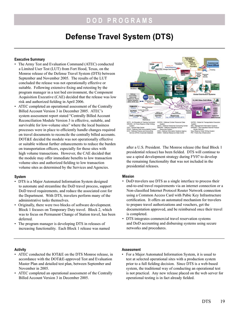 defense travel statement