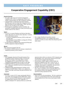 Cooperative Engagement Capability (CEC)