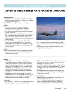 Advanced Medium-Range Air-to-Air Missile (AMRAAM)