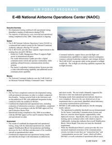 E-4B National Airborne Operations Center (NAOC)