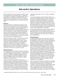 Net-centric Operations