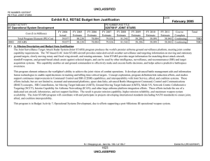 Exhibit R-2, RDT&amp;E Budget Item Justification February 2005 UNCLASSIFIED