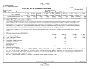 Exhibit R-2, RDT&amp;E Budget Item Justification February 2005 UNCLASSIFIED