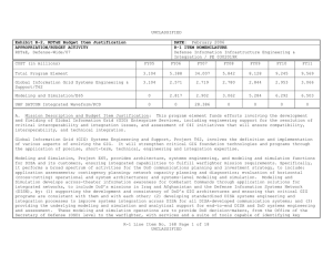 UNCLASSIFIED  Exhibit R-2, RDT&amp;E Budget Item Justification DATE: