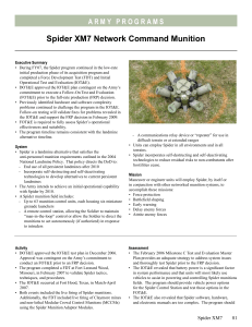 Spider XM7 Network Command Munition