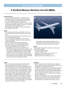 P-8A Multi-Mission Maritime Aircraft (MMA)