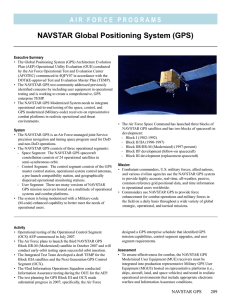 NAVSTAR Global Positioning System (GPS)