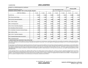 UNCLASSIFIED February 2006 RESEARCH DEVELOPMENT TEST &amp; EVALUATION, NAVY / BA-5