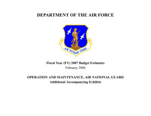 DEPARTMENT OF THE AIR FORCE