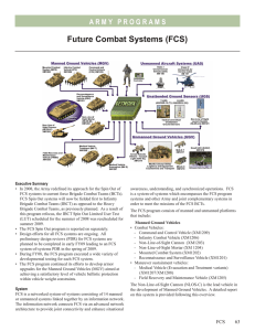 Future Combat Systems (FCS)