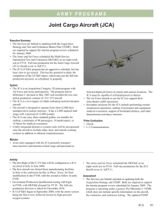 Joint Cargo Aircraft (JCA)