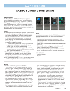 AN/BYG-1 Combat Control System