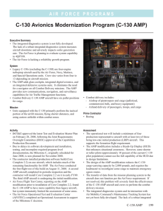 C-130 Avionics Modernization Program (C-130 AMP)