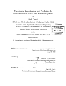 Uncertainty  Quantification  and  Prediction  for