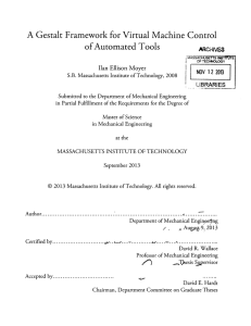 A  Gestalt  Framework for Virtual Machine  Control LIBRARIES