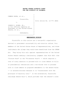 UNITED STATES DISTRICT COURT FOR THE DISTRICT OF COLUMBIA  MEMORANDUM OPINION