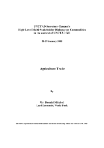 UNCTAD Secretary-General's High-Level Multi-Stakeholder Dialogue on Commodities