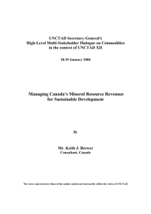 UNCTAD Secretary-General's High-Level Multi-Stakeholder Dialogue on Commodities