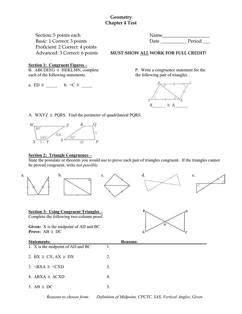 assignment 25 test geometry