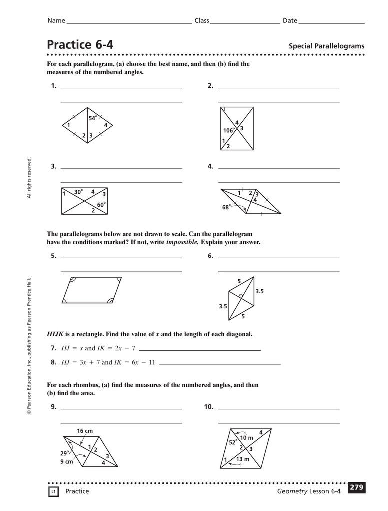 practice-6-4-special-parallelograms