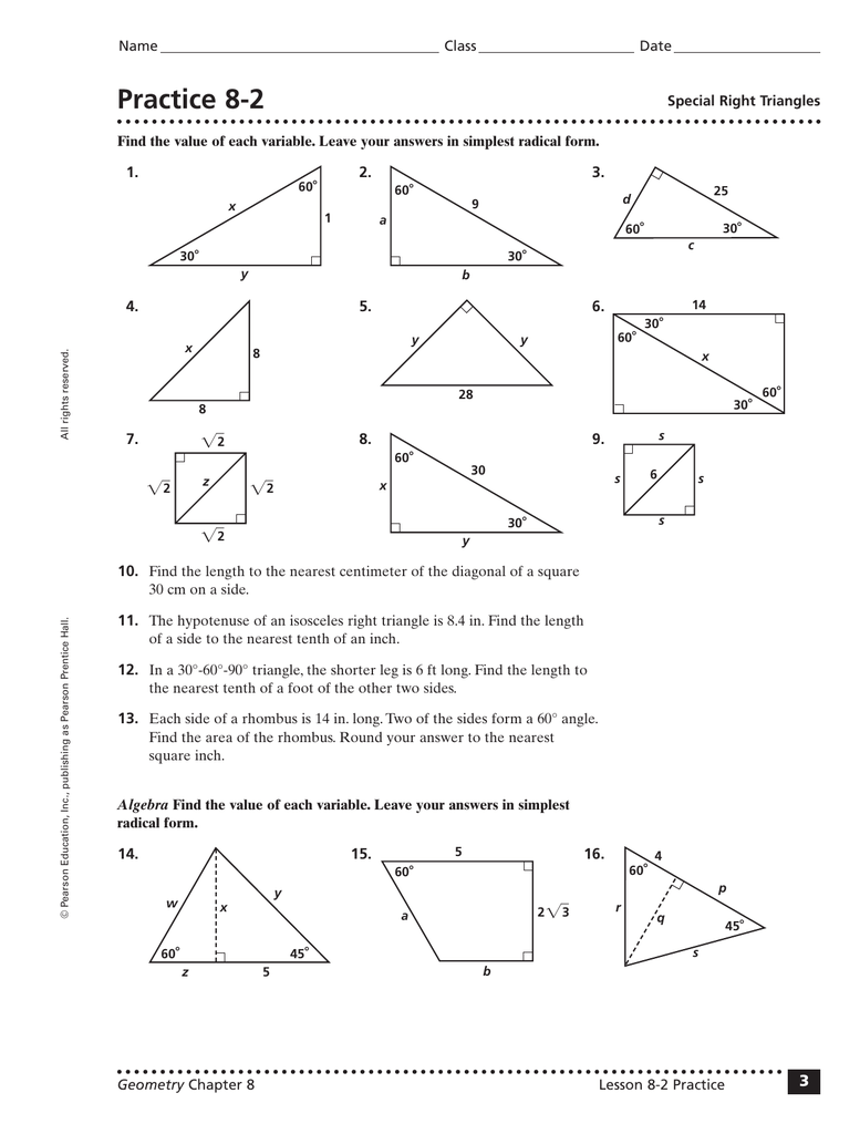 8 3 Practice Trigonometry Form G Answers And Work TrendingWorld