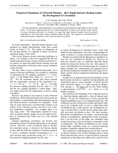 Numerical Simulation of Ultracold Plasmas: How Rapid Intrinsic Heating Limits