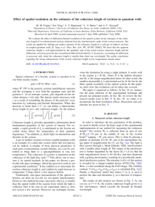 Effect of spatial resolution on the estimates of the coherence...