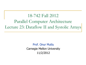 18-742 Fall 2012 Parallel Computer Architecture