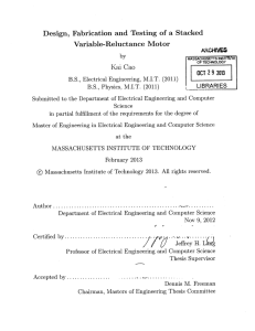 Design,  Fabrication  and  Testing  of ... Variable-Reluctance  Motor Kai  Cao 9  2013