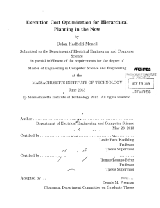 Execution  Cost  Optimization  for  Hierarchical