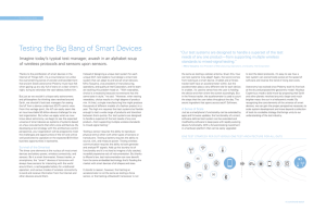 Testing the Big Bang of Smart Devices