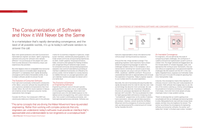The Consumerization of Software