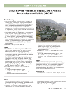M1135 Stryker Nuclear, Biological, and Chemical Reconnaissance Vehicle (NBCRV)
