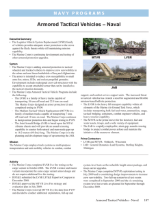 Armored Tactical Vehicles – Naval