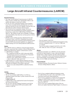 Large Aircraft Infrared Countermeasures (LAIRCM)