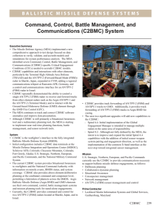 Command, Control, Battle Management, and Communications (C2BMC) System