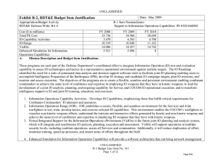 Exhibit R-2, RDT&amp;E Budget Item Justification