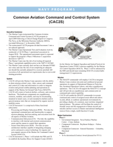 Common Aviation Command and Control System (CAC2S)