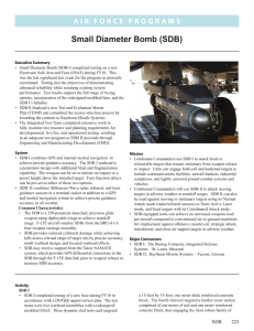 Small Diameter Bomb (SDB)