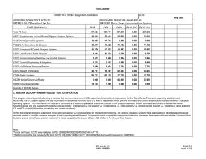 EXHIBIT R-2, RDT&amp;E Budget Item Justification DATE: APPROPRIATION/BUDGET ACTIVITY