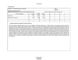 EXHIBIT R-2, RDT&amp;E Budget Item Justification COST ($ in Millions)