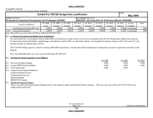 Exhibit R-2, RDT&amp;E Budget Item Justification May 2009 UNCLASSIFIED