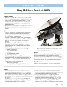 Navy Multiband Terminal (NMT)