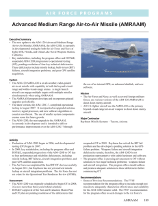 Advanced Medium Range Air-to-Air Missile (AMRAAM)