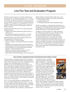 Live Fire Test and Evaluation Program