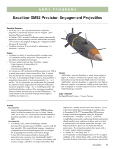 Excalibur XM92 Precision Engagement Projectiles
