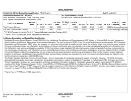 Distributed Common Ground System – Army (DCGS-A)